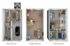 3 bedroom 2.5 bathroom with garage 3D floor plan at The Pointe at Manorgreen in Middle River, MD